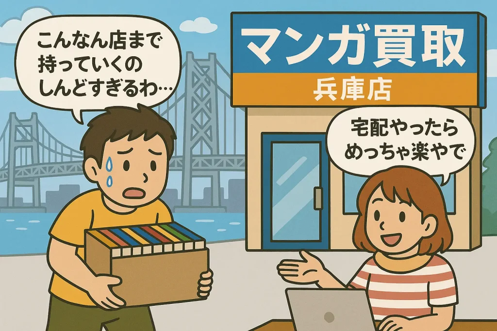 兵庫県で本を売るなら店舗よりも宅配買取サービスのほうが便利