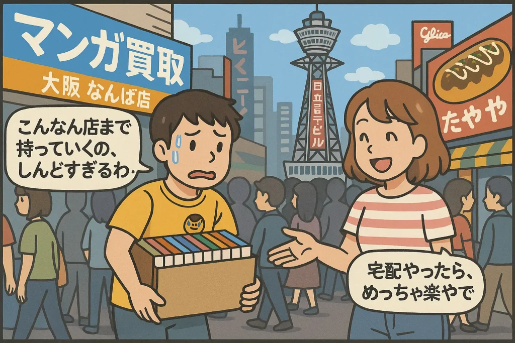 大阪府で本を売るなら店舗よりも宅配買取サービスのほうが便利