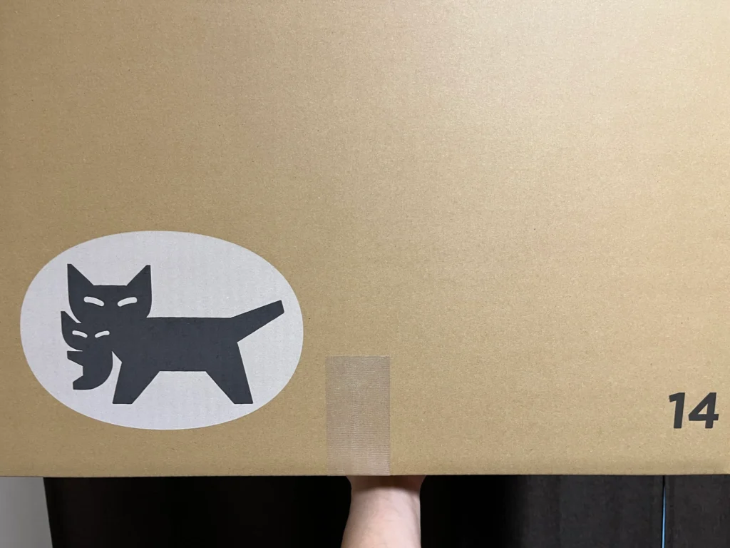 カイトリワールドでもらえた配送用ダンボール