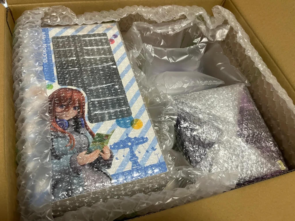 カイトリワールドからの返送物は丁寧に梱包されていた