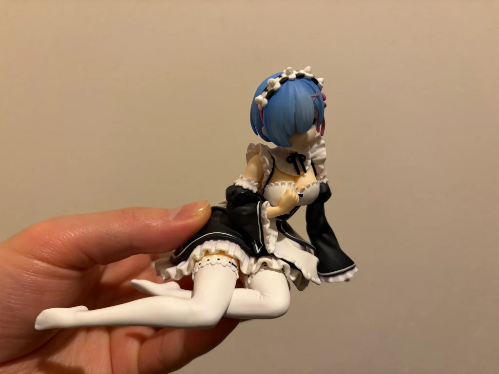 洗ったフィギュアの前側