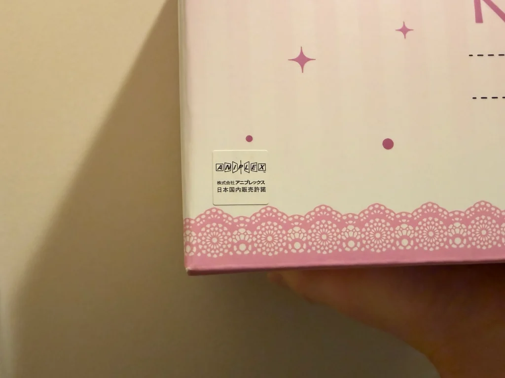 外箱にある販売許諾のマーク